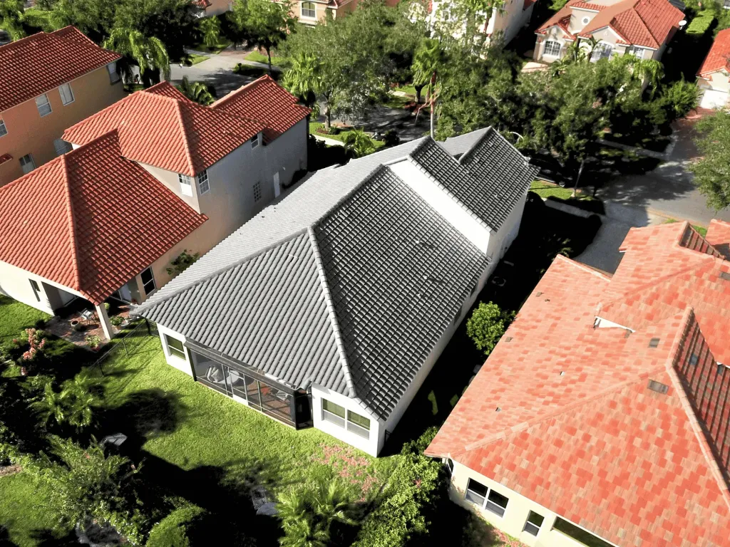 Tile roof home in Orlando Florida Bela Roofing