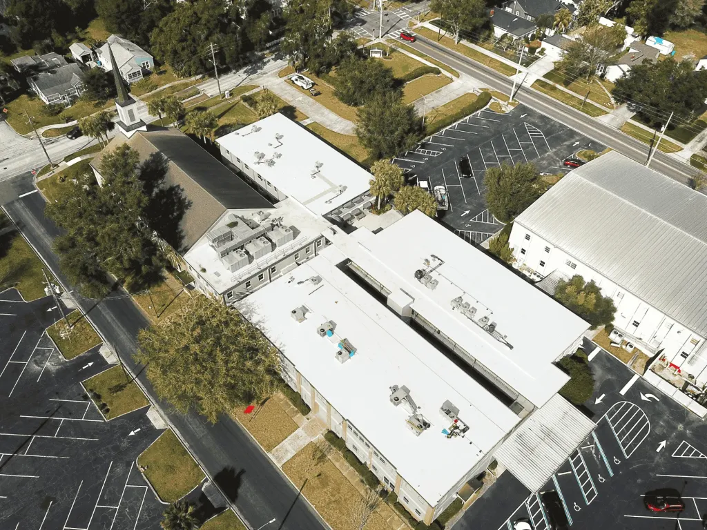 Bela Roofing tpo roof church building orlando florida