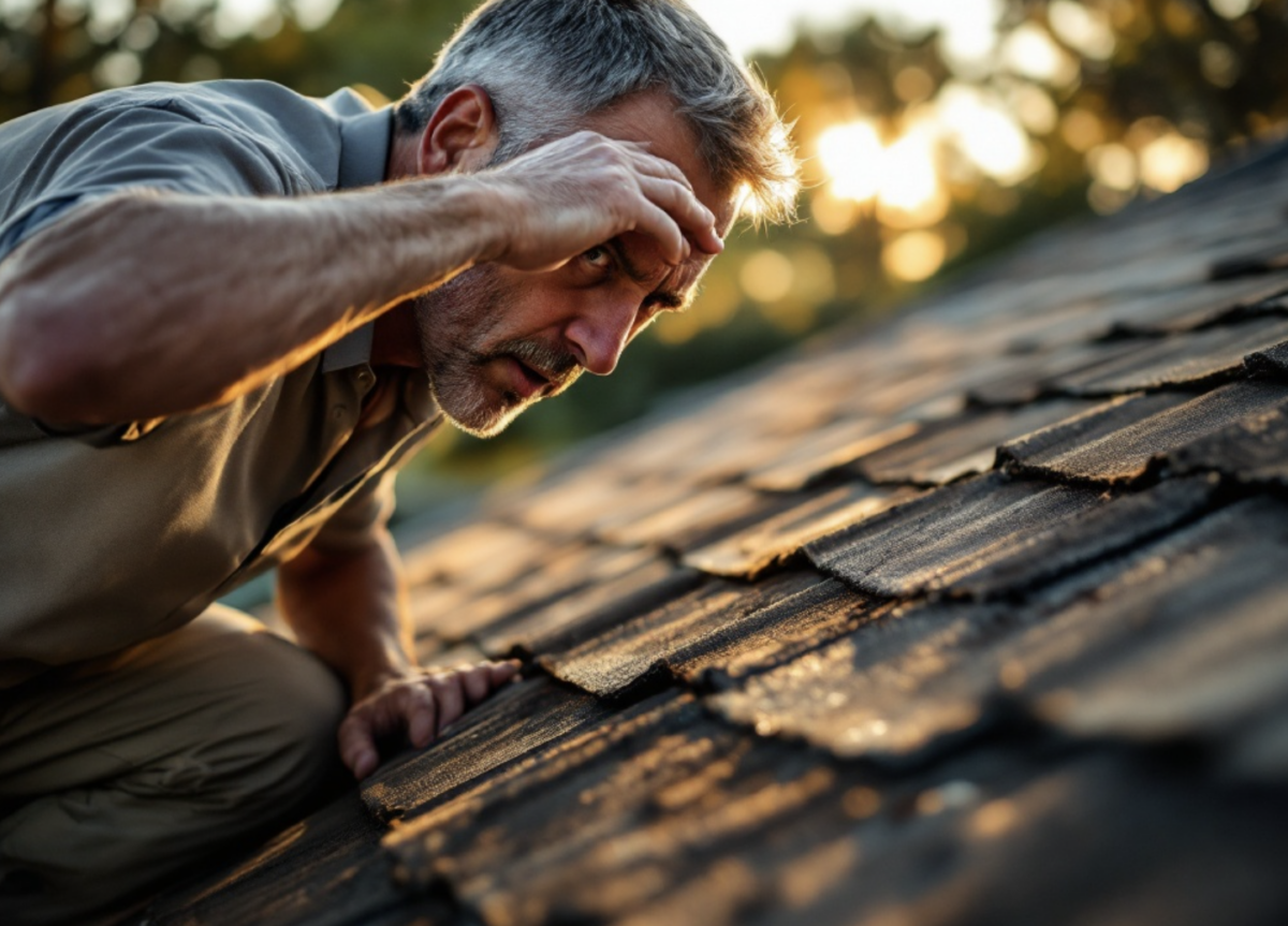 Looking at roof with bad shingles, when do you replace